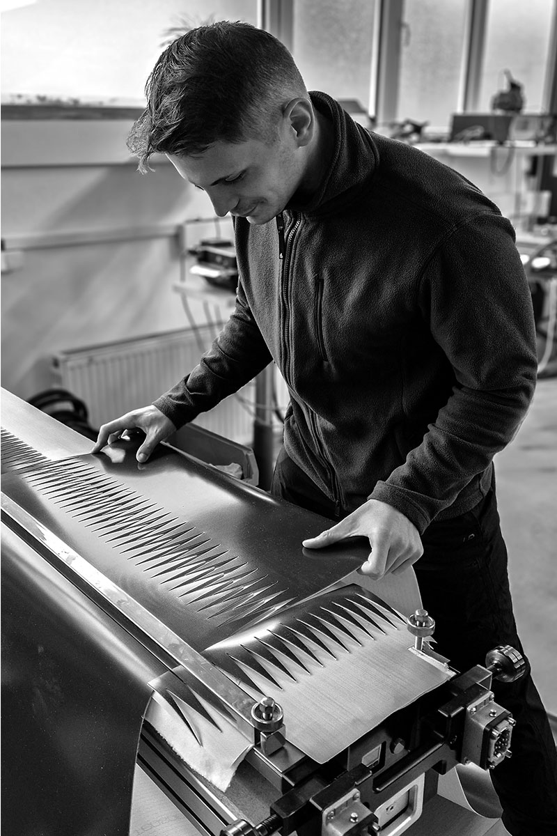 Mitarbeiter, der arbeitet